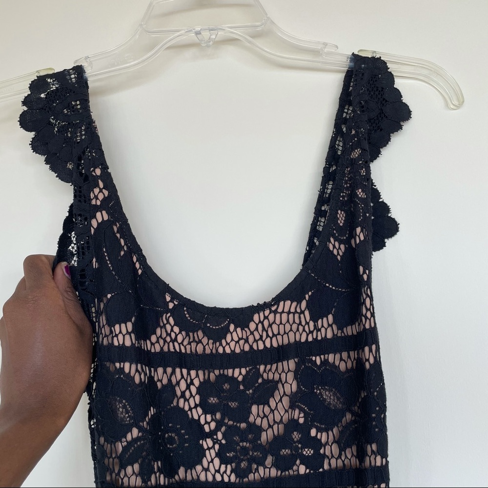 For Love and Lemons Gianna Black Lace Apron Dress - Picture 9 of 16